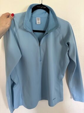 Patagonia Light Blue Half-Zip Pullover